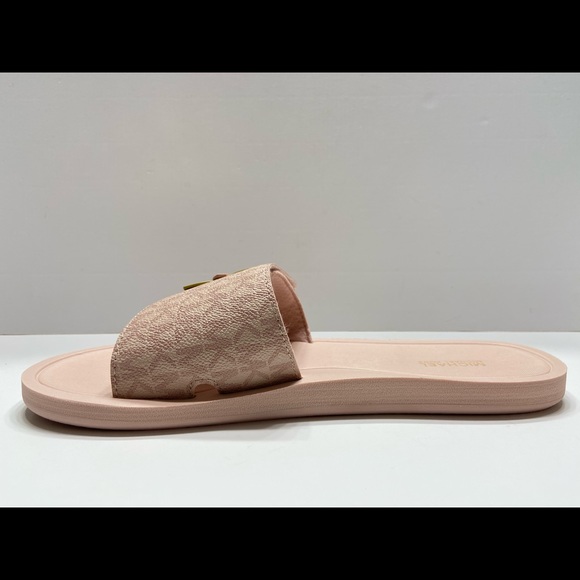 NEW Michael Kors Mini MK Logo Womens Summer Slide - Picture 6 of 11